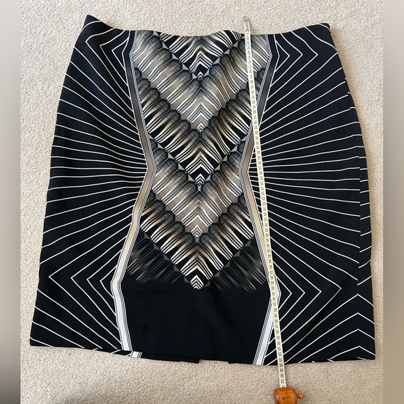 Worthington skirt, size 18, Art Deco print - Picture 7 of 8